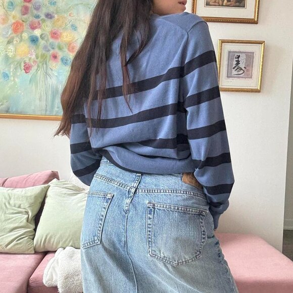 Tommy Hilfiger Blue Striped Longsleeve - Picture 6 of 8